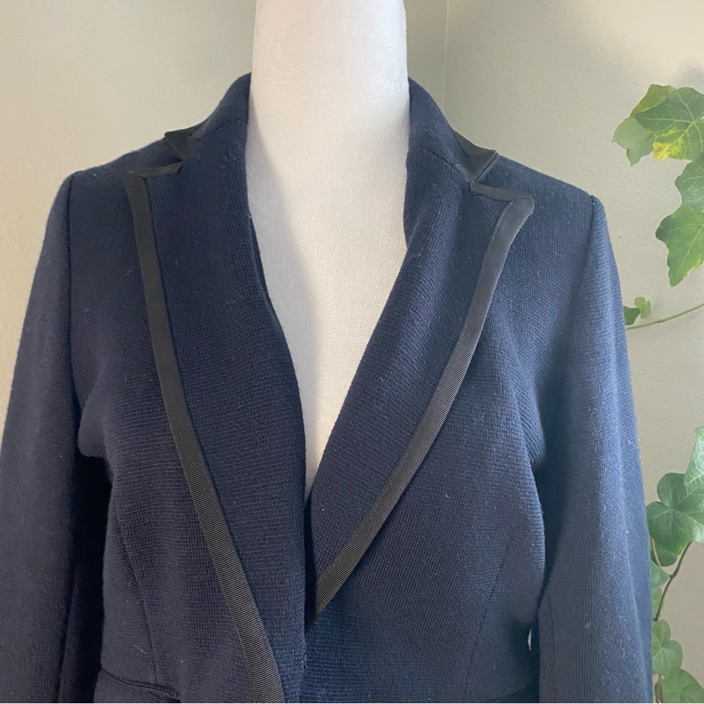 Rag & Bone Academy Grosgrain‎ Tipped Blazer Jacket Elegant size Medium - Picture 3 of 9